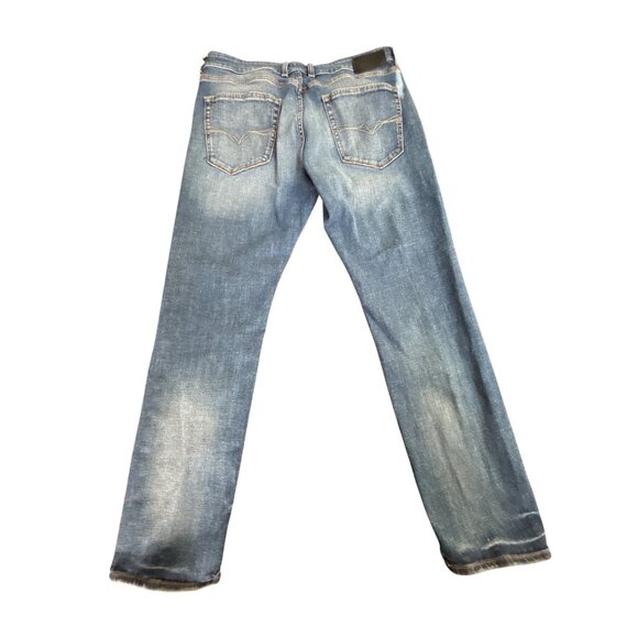 Guess Men's Blue Denim Slim Straight Jeans 36x30 - Picture 3 of 10